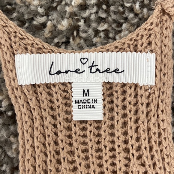 Love Tree Tan Knit Tank Top - Picture 5 of 6
